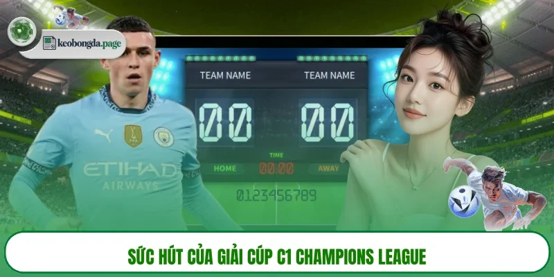 Sức hút của giải Cúp C1 Champions League